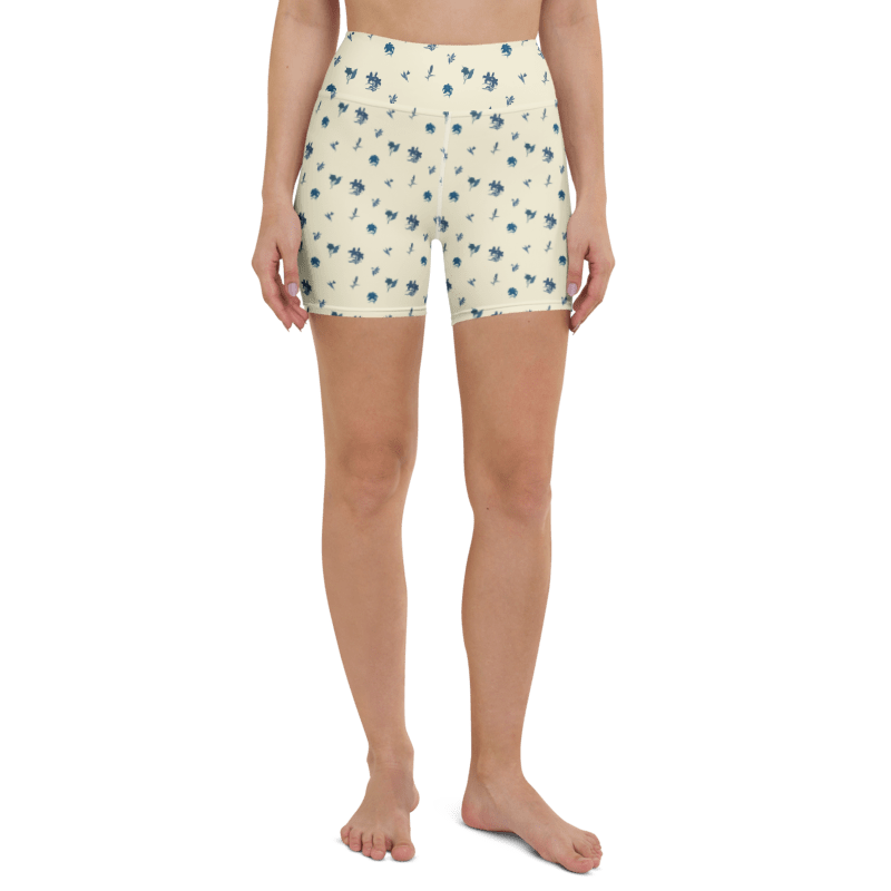 Fiori Bianchi in Vanilla - Shorts