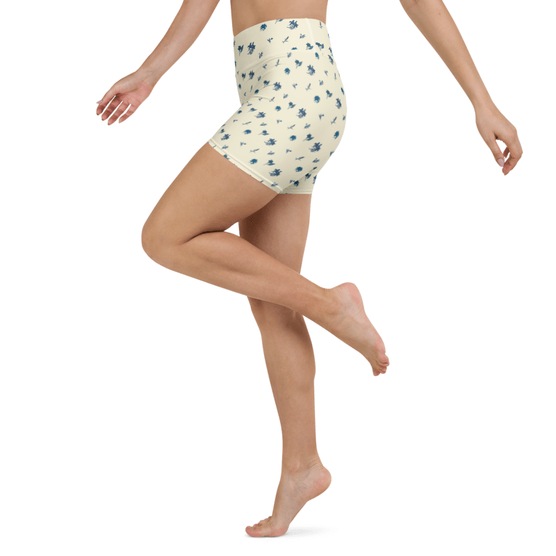 Fiori Bianchi in Vanilla - Shorts